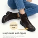 Solidus ботинки женские зимние ортопедические Kelly Stiefel, темно-коричневый